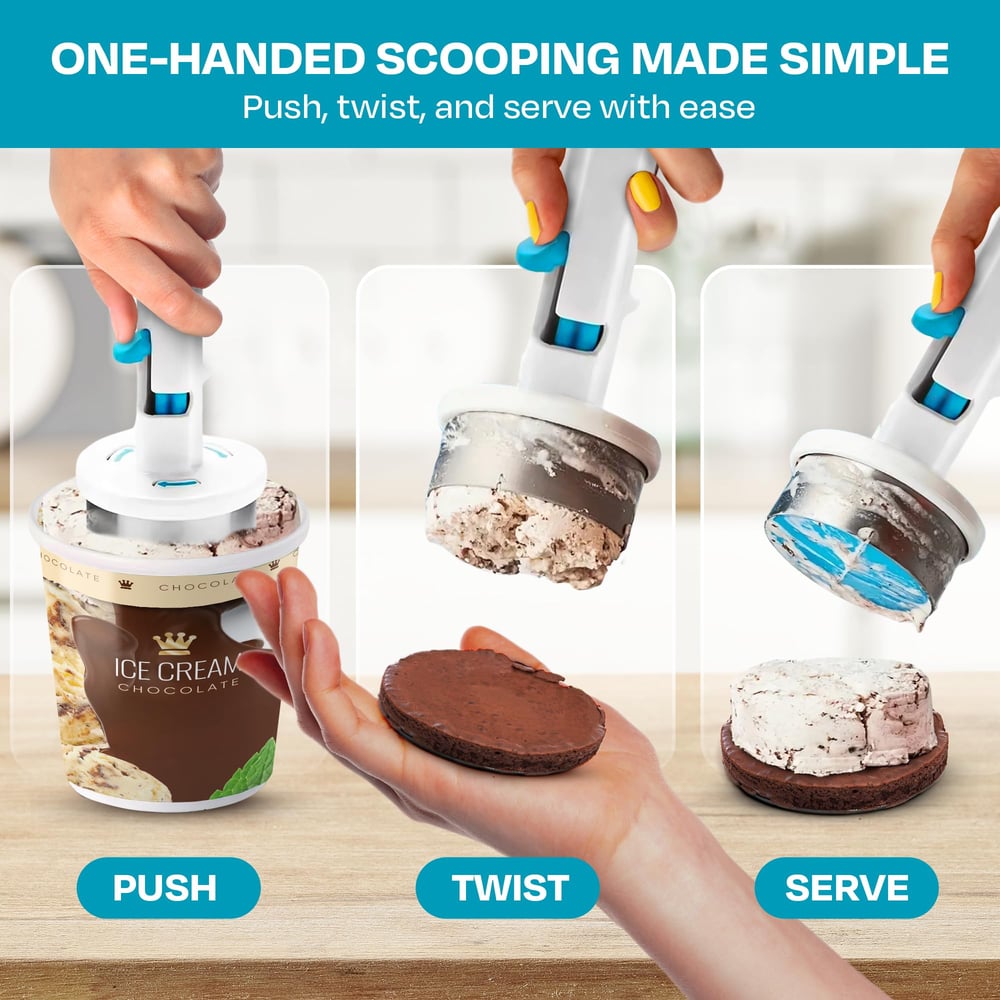IceScoop™ | Ice cream sandwich scoop - ideal for creative summer desserts