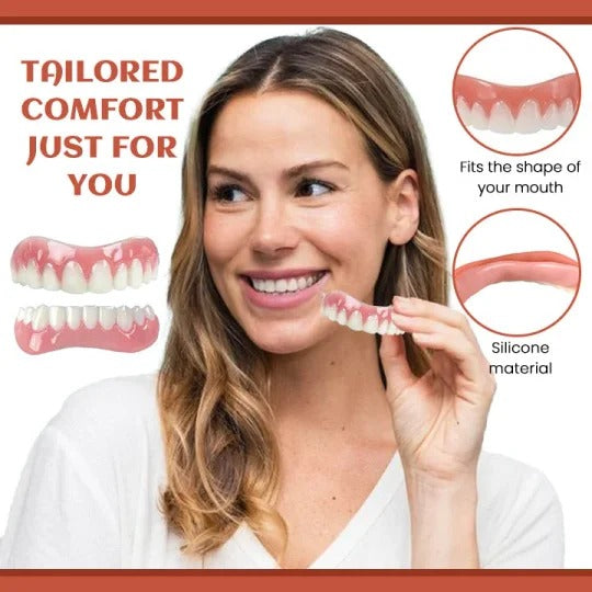 ComfortCush™ | Enjoy every bite with pain-free, perfectly fitting dentures