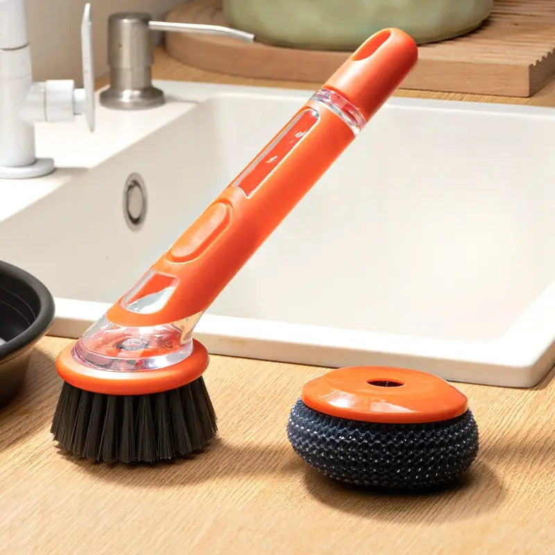 Scrubix™ | Eco-Friendly Natural Fiber Dish Brush for Kitchen Cleaning