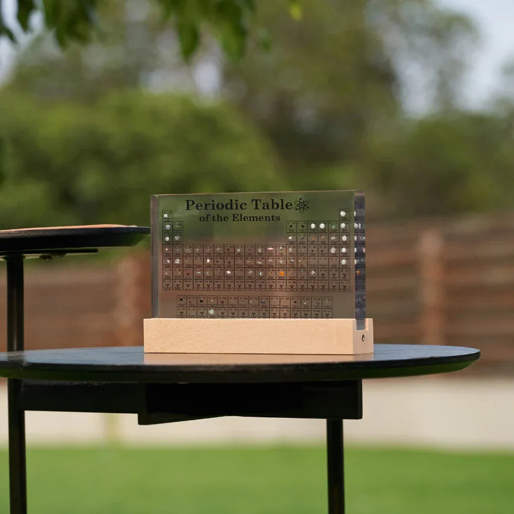 PeriodicElements™ | Illuminated periodic table with real elements