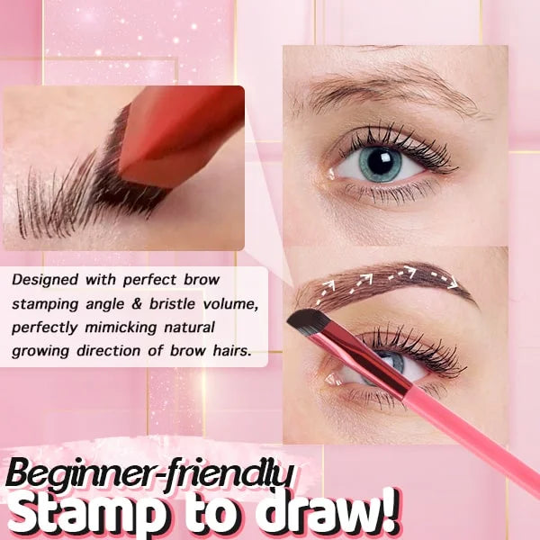 1+1 Free | Stamp'nGo™ | 4D Hairline Eyebrow Stamp Brush