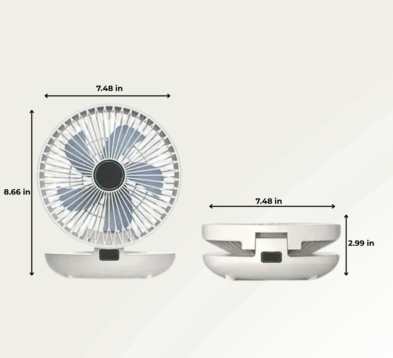 AirSwing™ | Foldable & Hanging Table Fan with USB & Night Light