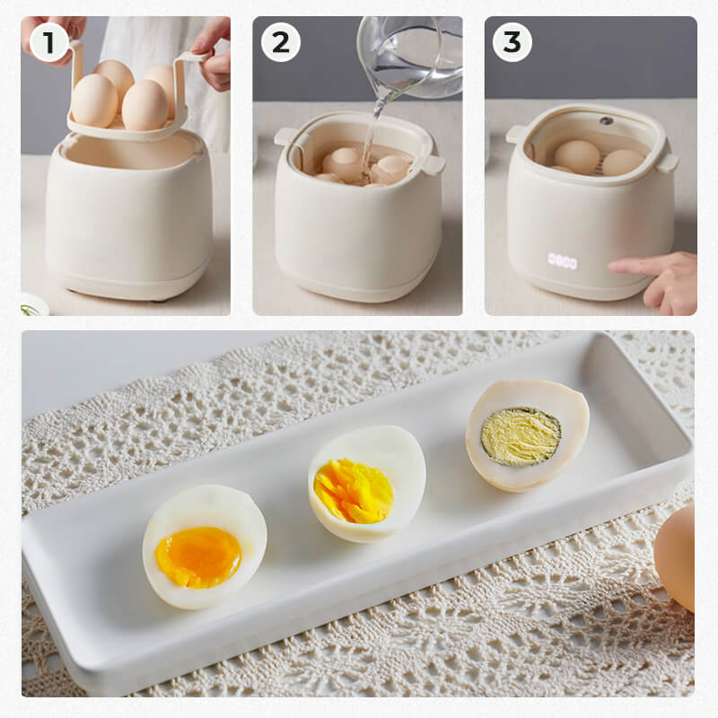 EggiCook™ | Egg cooker for perfectly hard-boiled or soft-boiled eggs