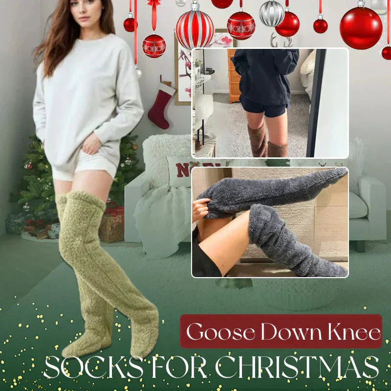 FeatherHug™ | Goose down knee socks