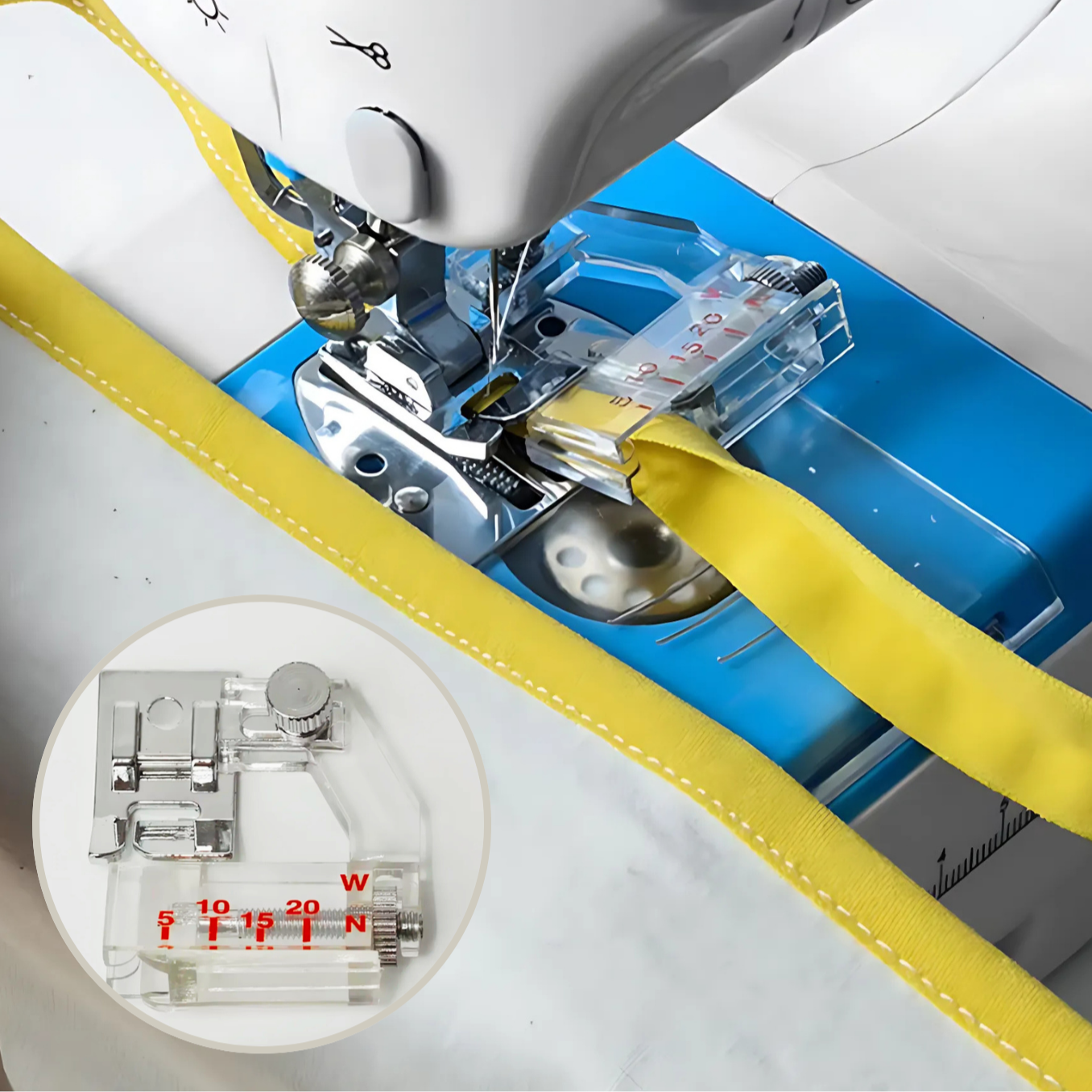 EliteBinder™ | Adjustable bias binding foot