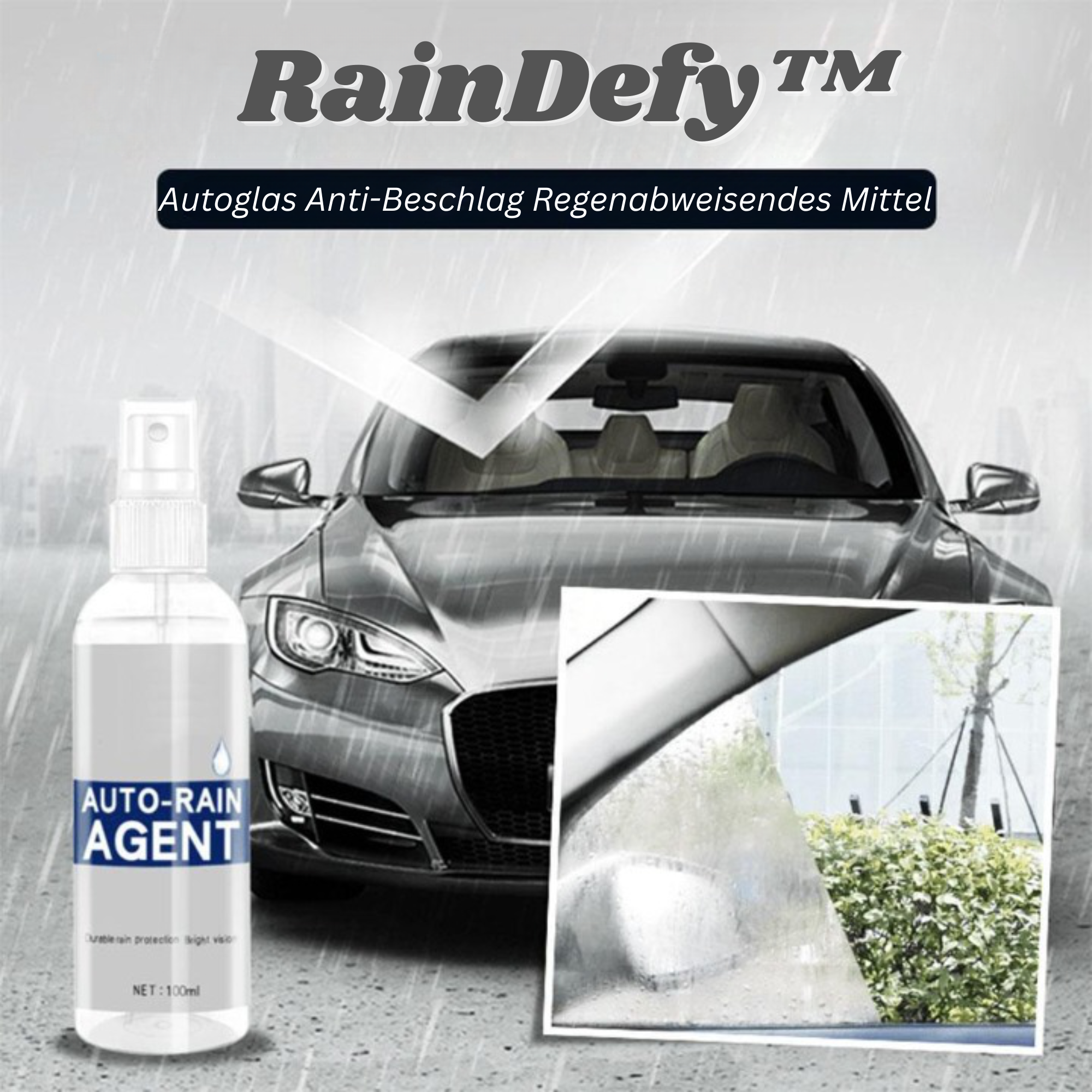 1+1 FREE | RainDefy™ | Anti-fog, rain repellent for clear, safe vision
