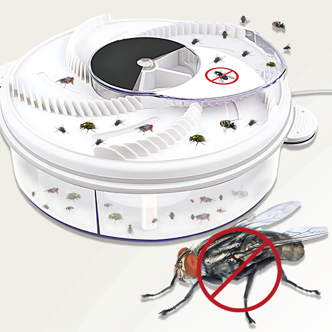 FlyFree™ | Silent & Chemical-Free Fly Trap