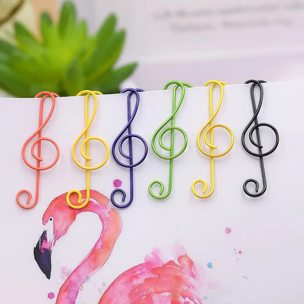 MusicNote™ | Music note paper clips - for school, office & creative gifts