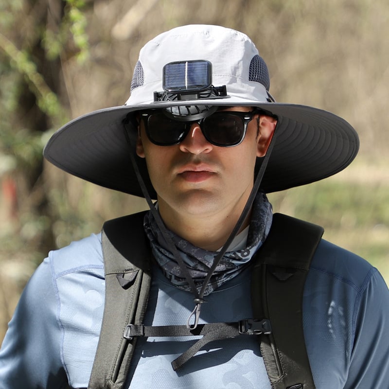 AirShade | Solar-Powered Cooling Hat for Outdoor Comfort