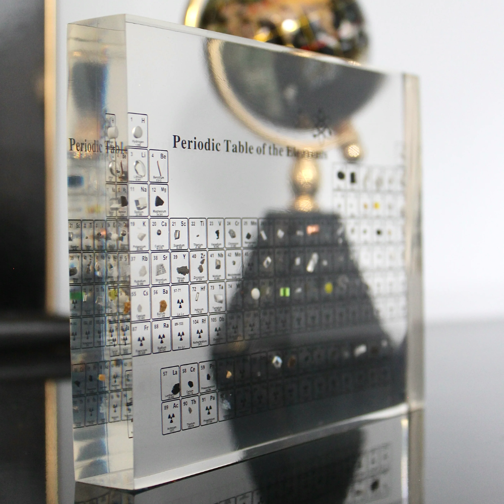 PeriodicElements™ | Illuminated periodic table with real elements