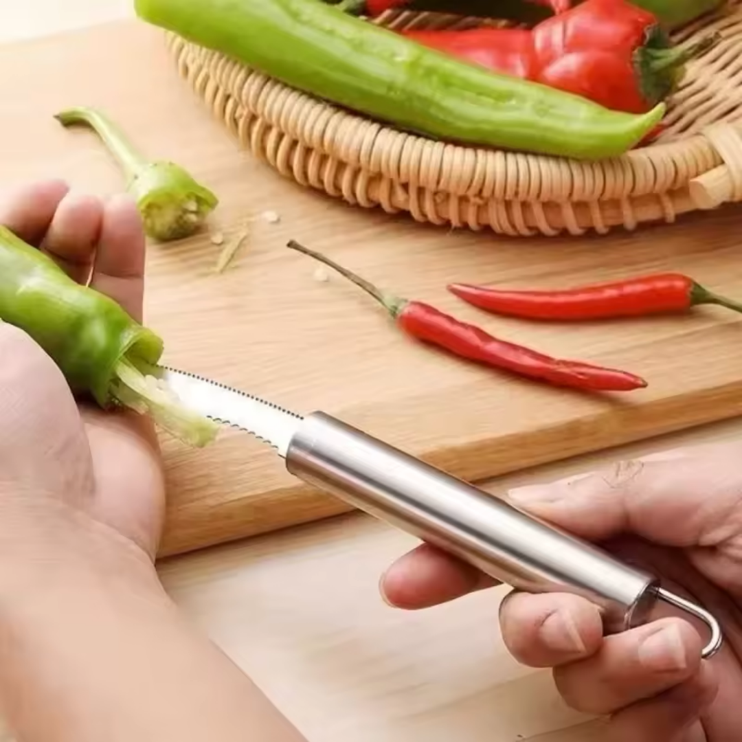 1+1 FREE| SliceCore™ | Paprika corer & seed remover