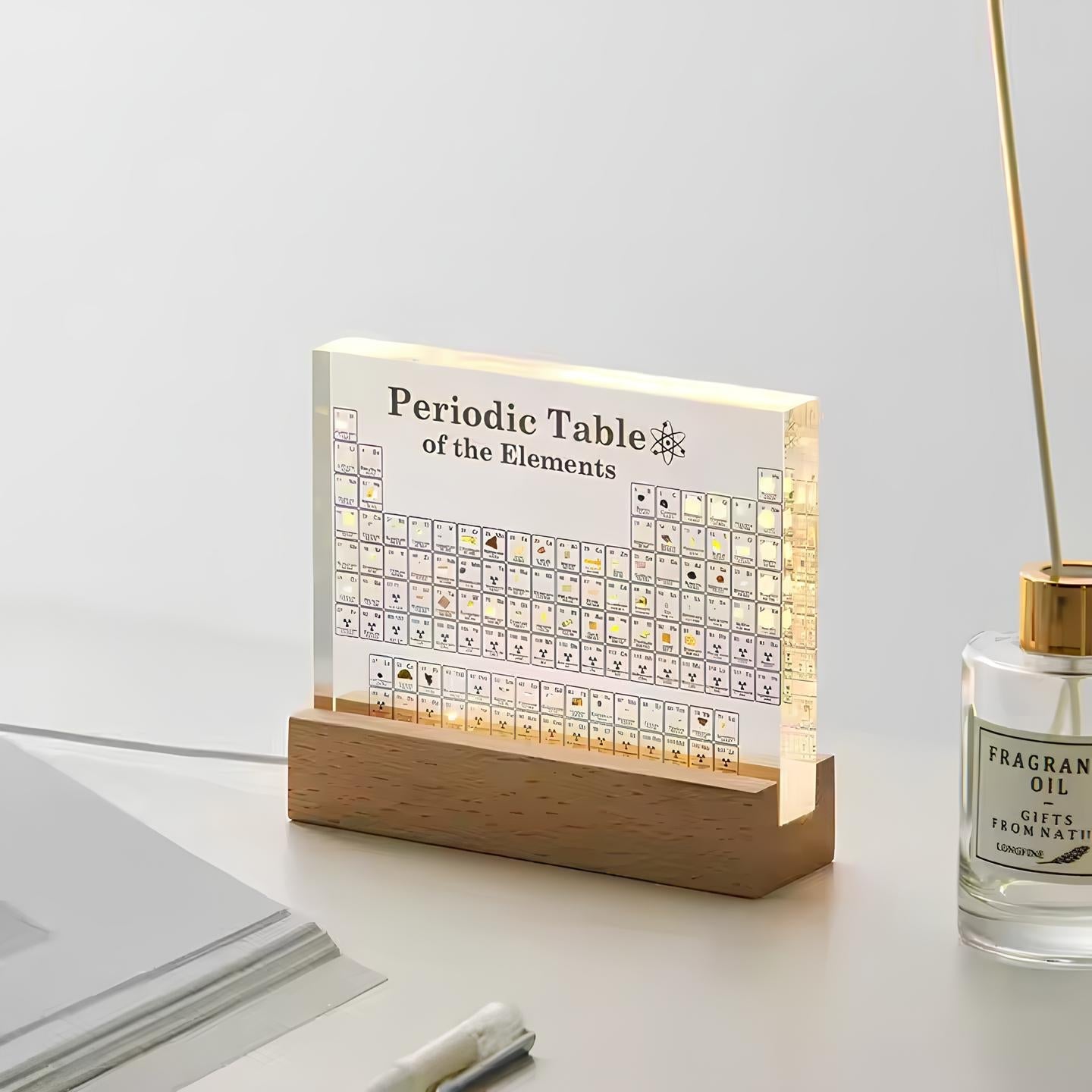 PeriodicElements™ | Illuminated periodic table with real elements