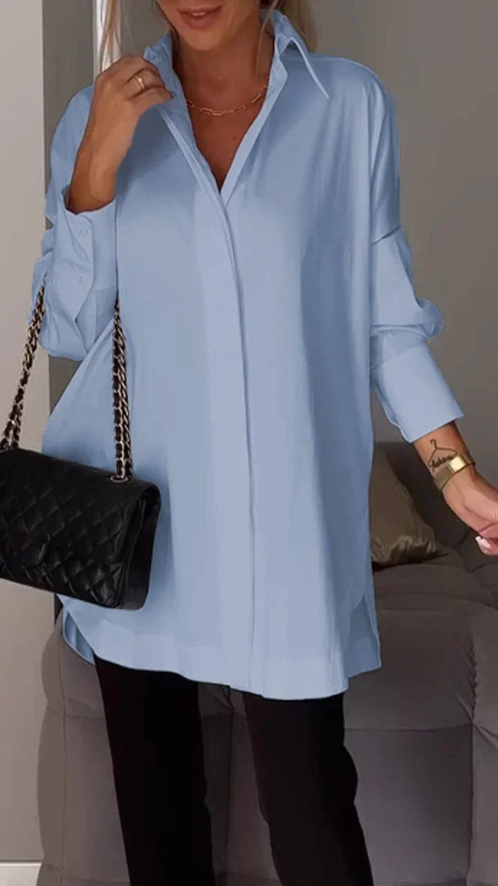 Hillary™ | Long polo blouse
