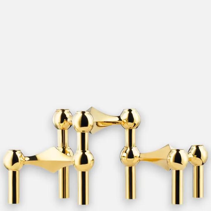 ModuLume™ | 3-piece chrome candle holder set – Modern, modular, elegant