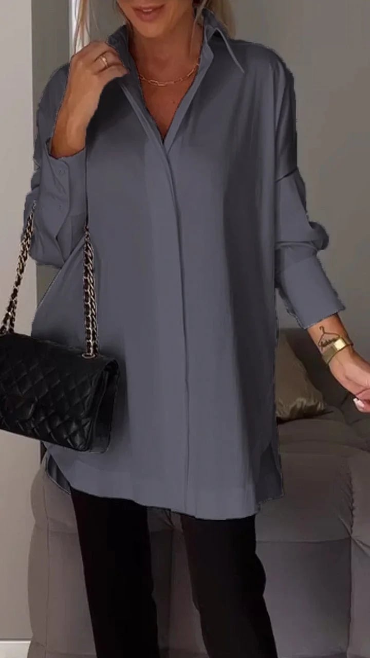 Hillary™ | Long polo blouse