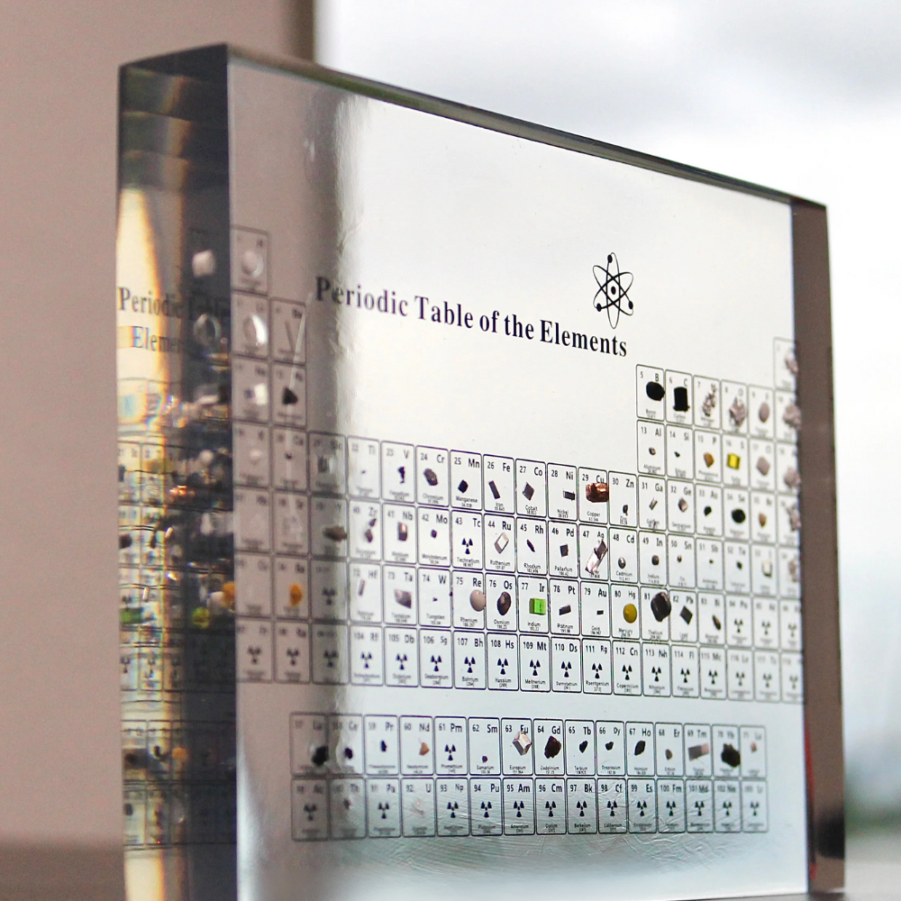 PeriodicElements™ | Illuminated periodic table with real elements
