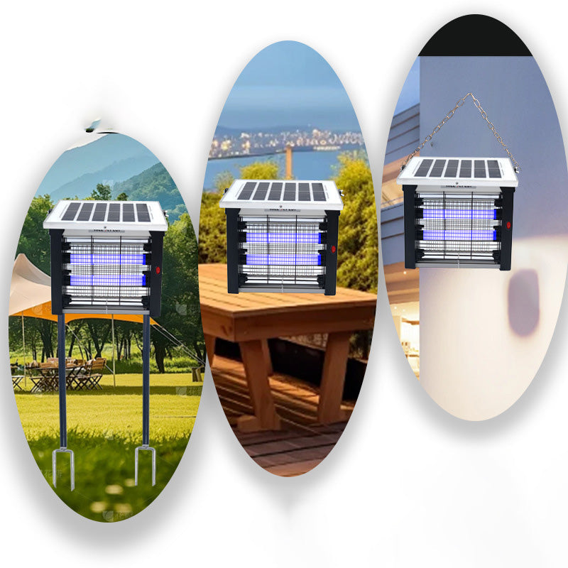 LunaZap™ | Solar Insect Killer – 3500V, UV & Weatherproof – Lovivoo