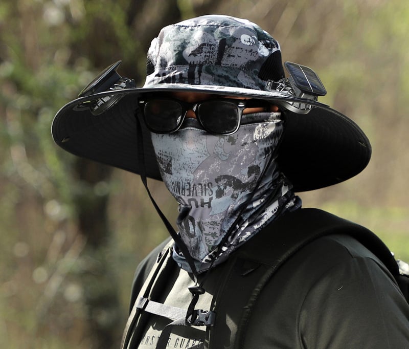 AirShade | Solar-Powered Cooling Hat for Outdoor Comfort