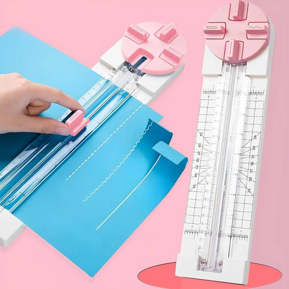 CutCraft™ | 4-in-1 paper cutter – for cards, scrapbooking, and creative decorations