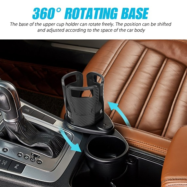 50% DISCOUNT | DrinkDock™ | 360° rotating car cup holder & organizer in one
