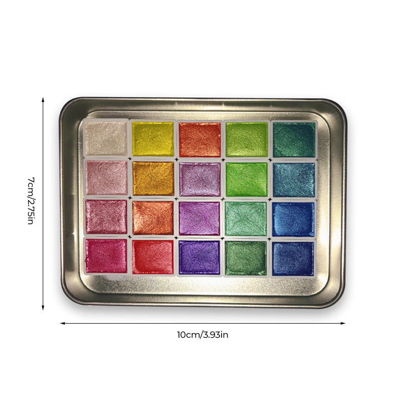 50% Discount | AcrylicPalet™ | Sparkling colours that bring watercolours to life (20 colours) [Last day discount].