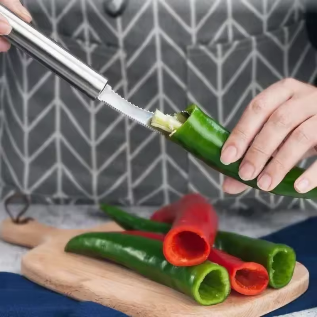 1+1 FREE| SliceCore™ | Paprika corer & seed remover