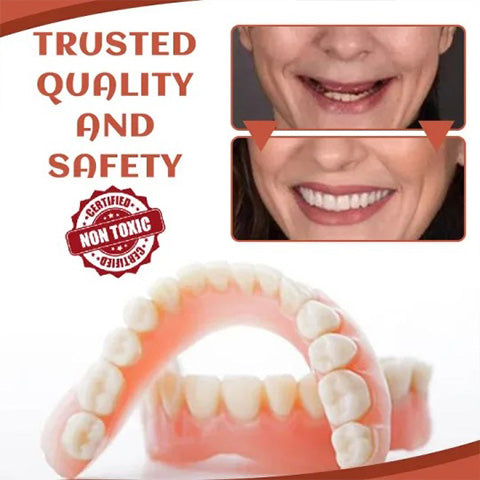 SecureSmile™ | Experience pain-free security with dentures all day long