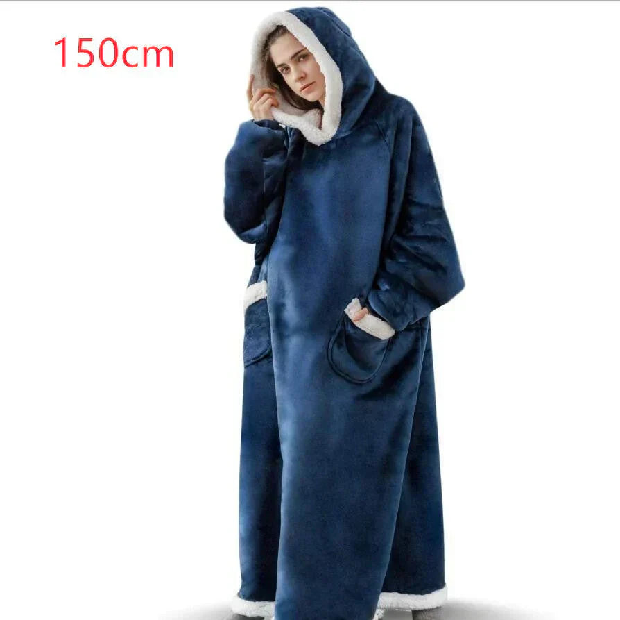 50% DISCOUNT | ComfyBlanket™ | Ultra-warm sherpa fleece hoodie for maximum comfort