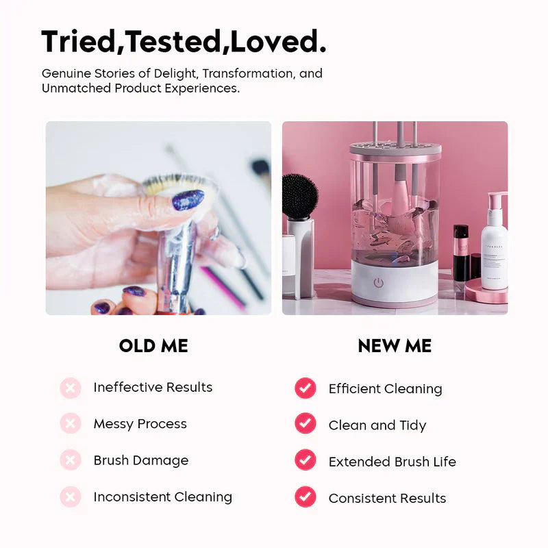SpinClean Beauty™ |  Professionele Reiniging in Minder Dan 10 Seconden