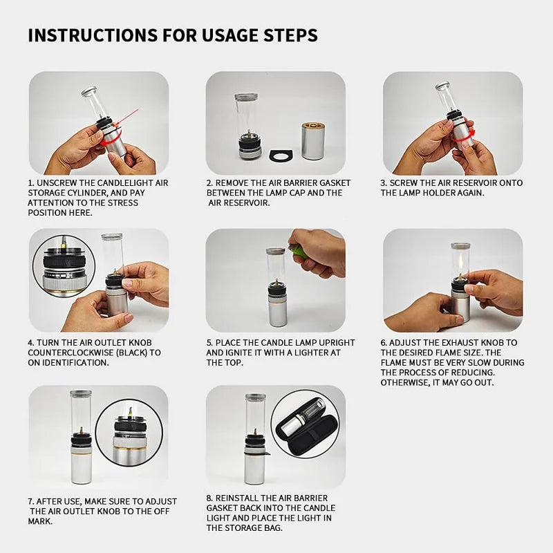 BlazeGlow™ | Stylish flame lamp for on the go