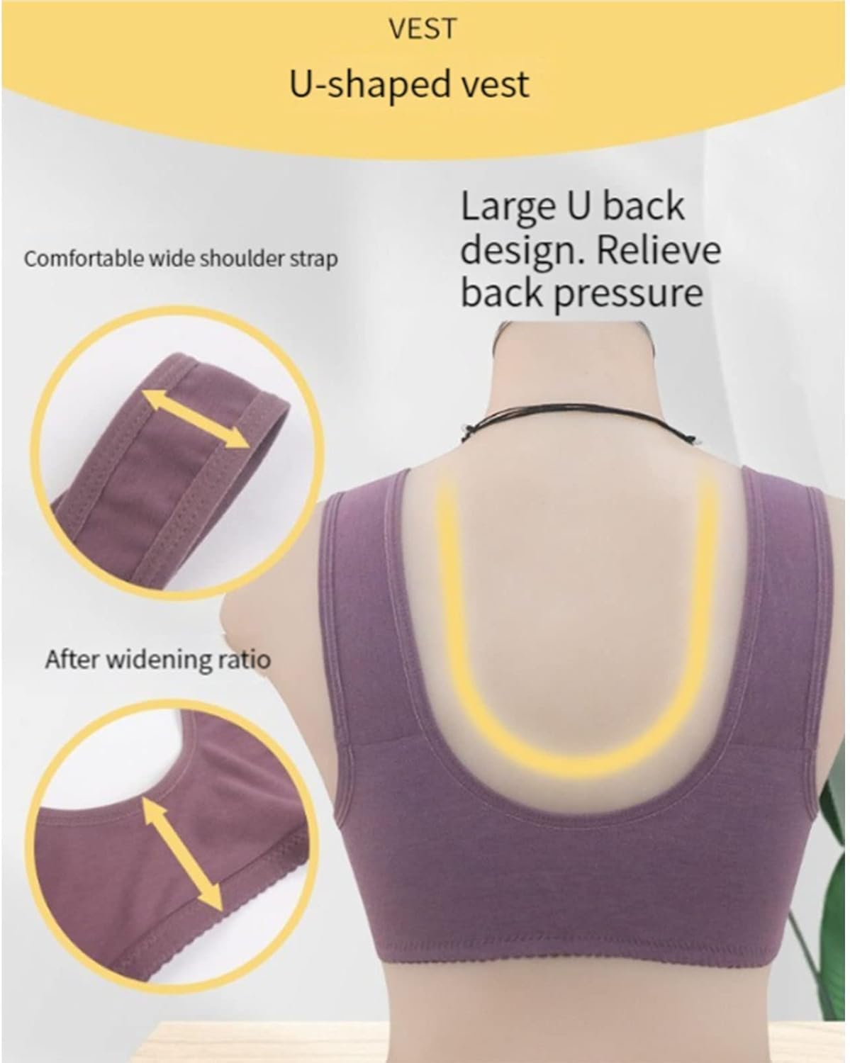 50% DISCOUNT | ComfyBra™ | Push-button bra