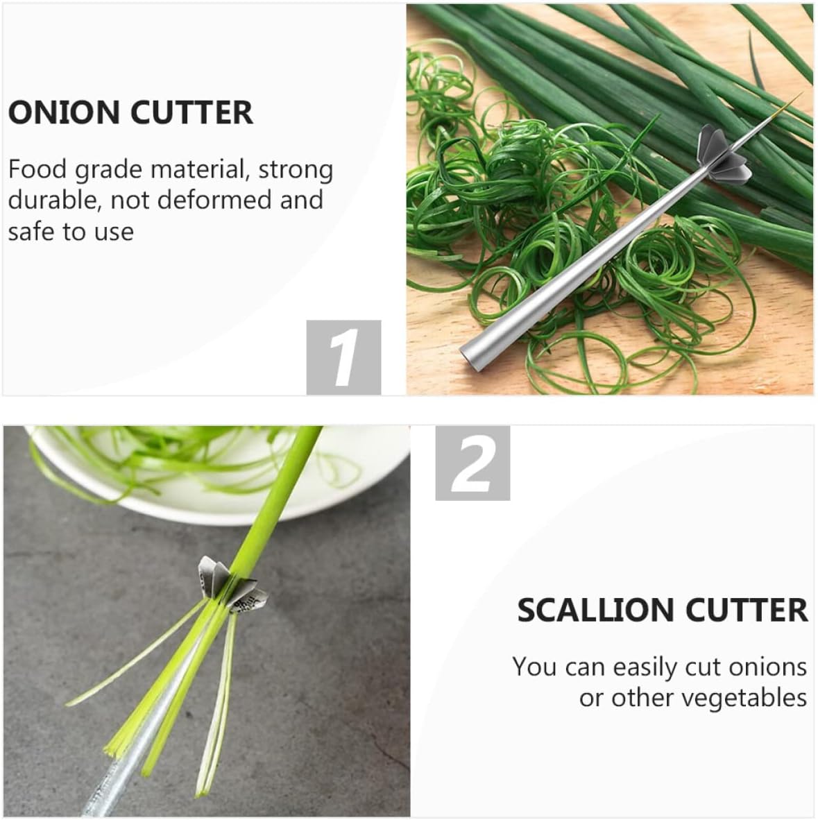 BloomBlade™ | Zinc alloy plum blossom onion slicer