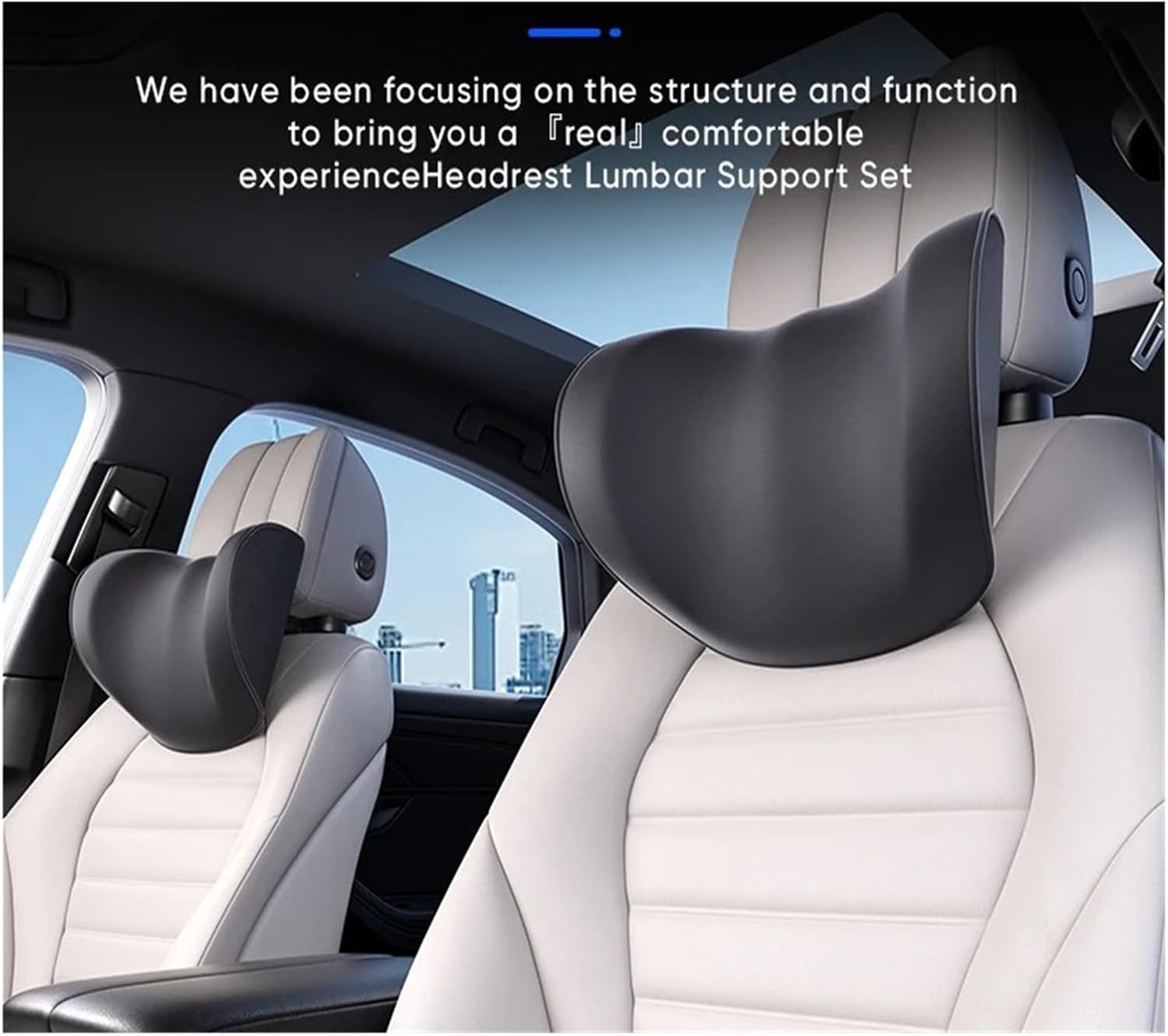 50% OFF | Aurevo™ | Ergonomic Car Headrest | Less Fatigue on Long Drives
