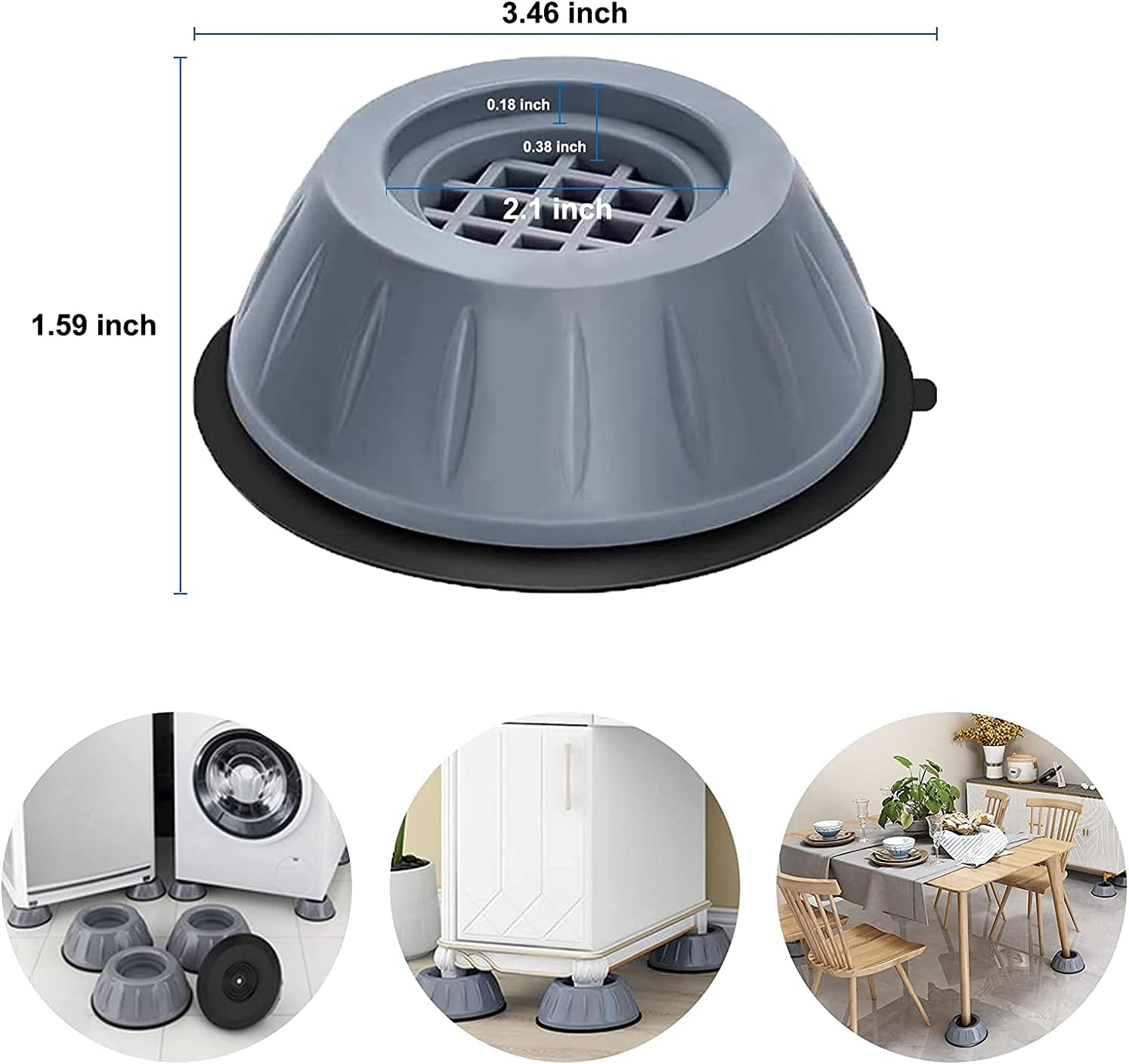 2+2 FREE | VibraFix™ | No More Noisy and Wobbly Washing Machines