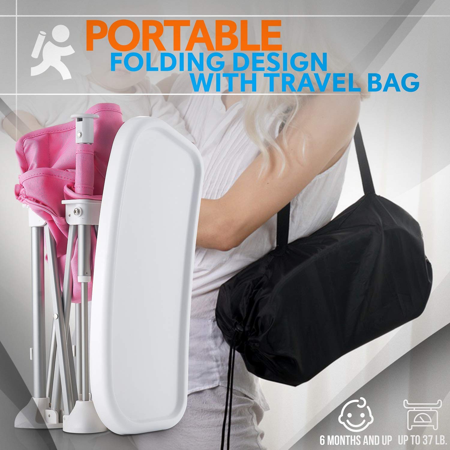 HuggleSeat | The Perfect Portable High Chair for Busy Families