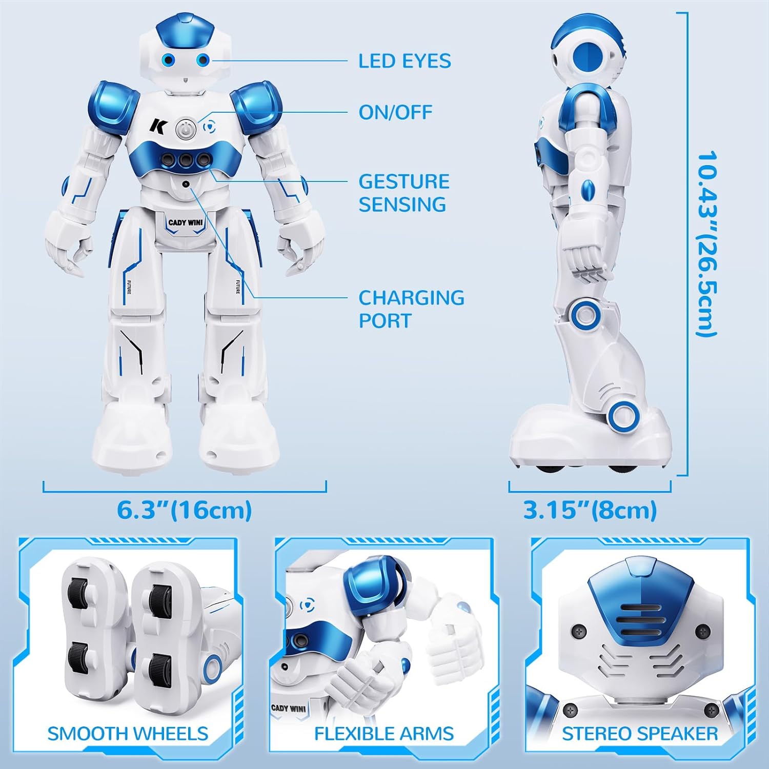 50% DISCOUNT | RoboBuddy™ | Interactive RC robot – dancing, singing, and programming for children