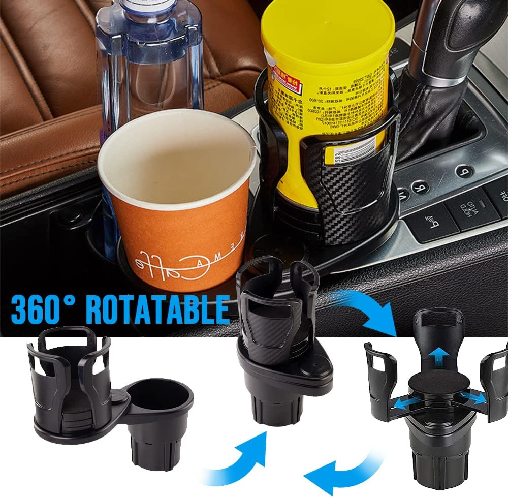50% DISCOUNT | DrinkDock™ | 360° rotating car cup holder & organizer in one