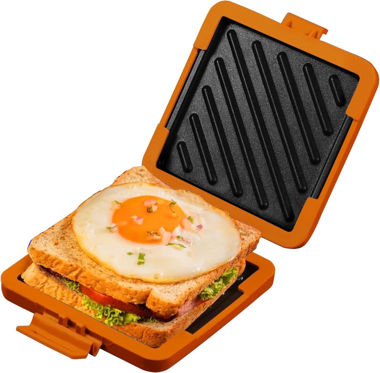 ToastiePress™ | Compact Microwave Toastie Sandwich Maker for Quick Snacks