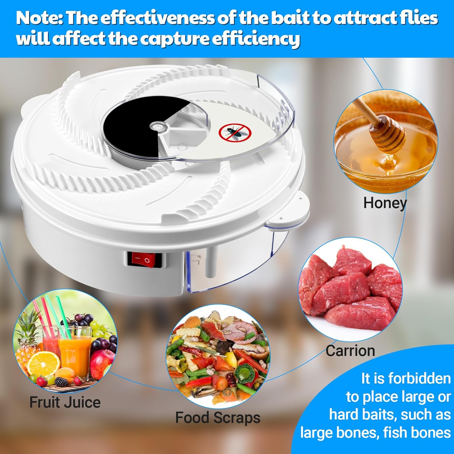 FlyFree™ | Silent & Chemical-Free Fly Trap