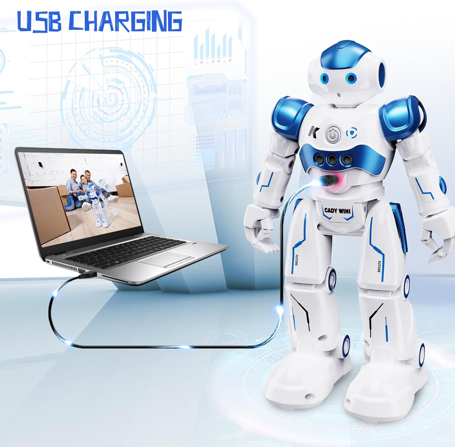 50% DISCOUNT | RoboBuddy™ | Interactive RC robot – dancing, singing, and programming for children