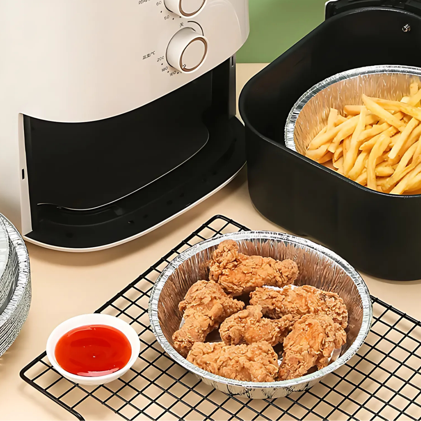 5+5 FREE | CrispTray™ | Disposable Trays for Your Air Fryer