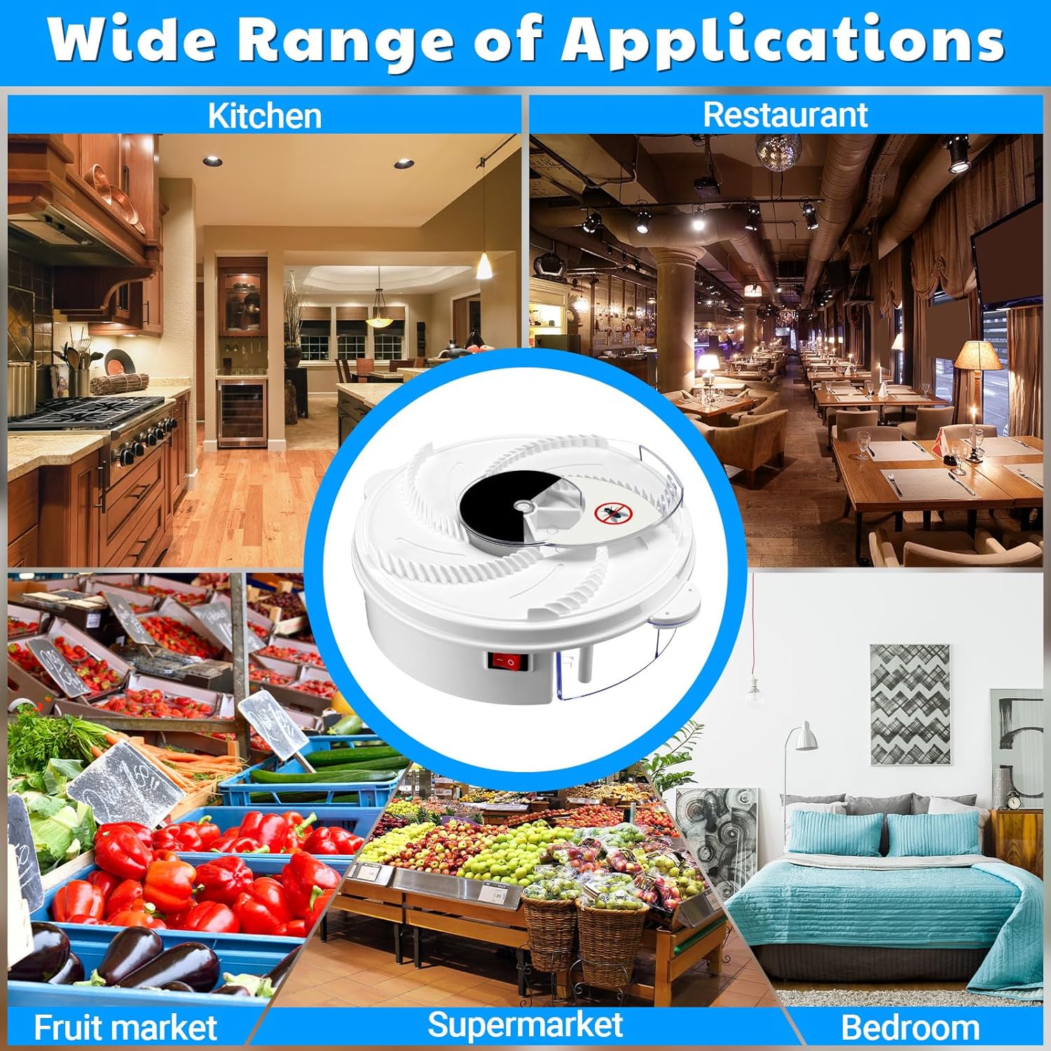 FlyFree™ | Silent & Chemical-Free Fly Trap