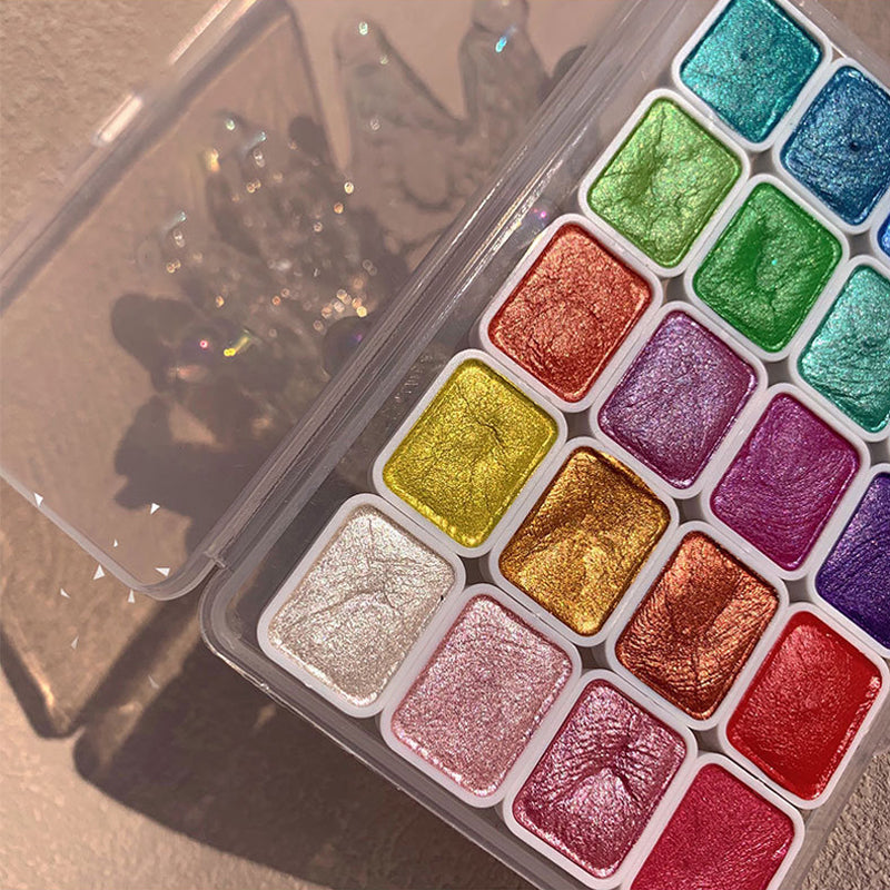 50% Discount | AcrylicPalet™ | Sparkling colours that bring watercolours to life (20 colours) [Last day discount].