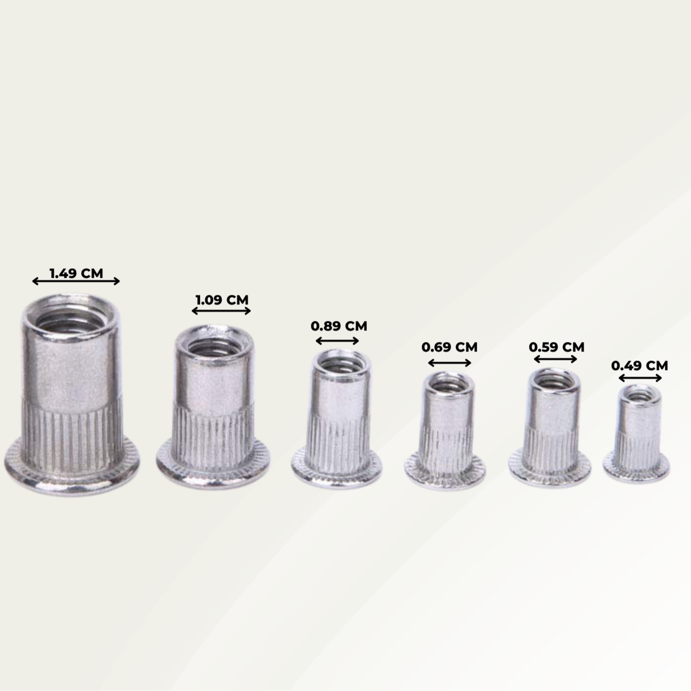 RivetGrip™ | Flat head threaded nut rivet nut set