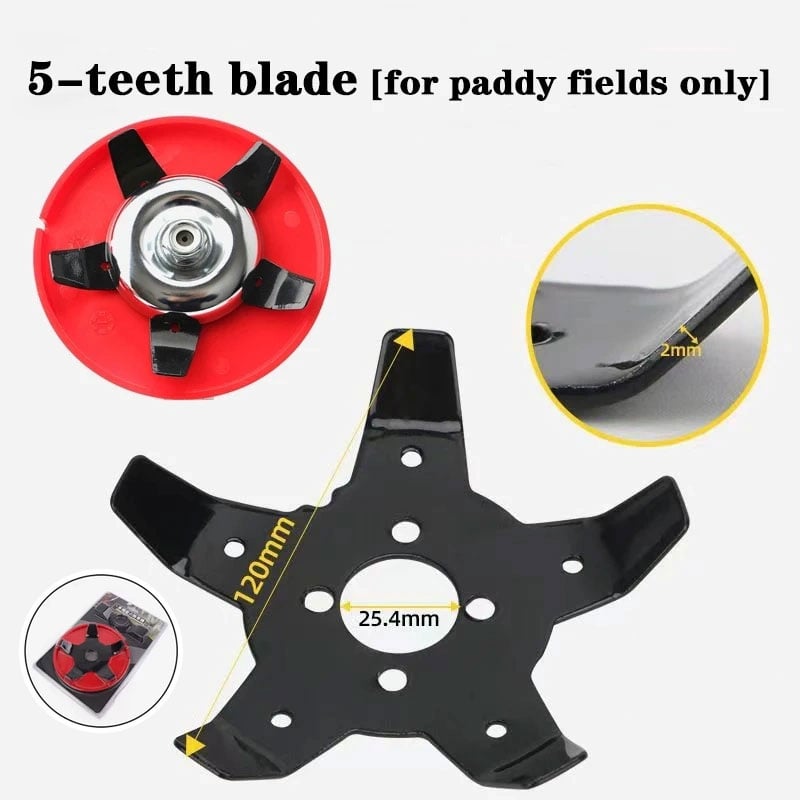 BladeGlide™ | Weed disc made of manganese steel | Efficient weed control for gardens and lawns