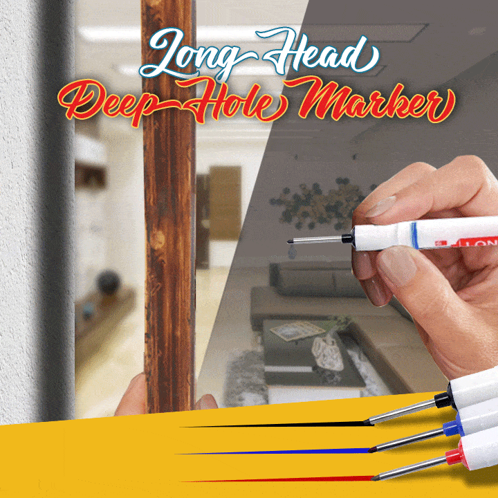 DeepReach™ | Deep hole marker with long tip - smudge-proof & waterproof (set of 3)