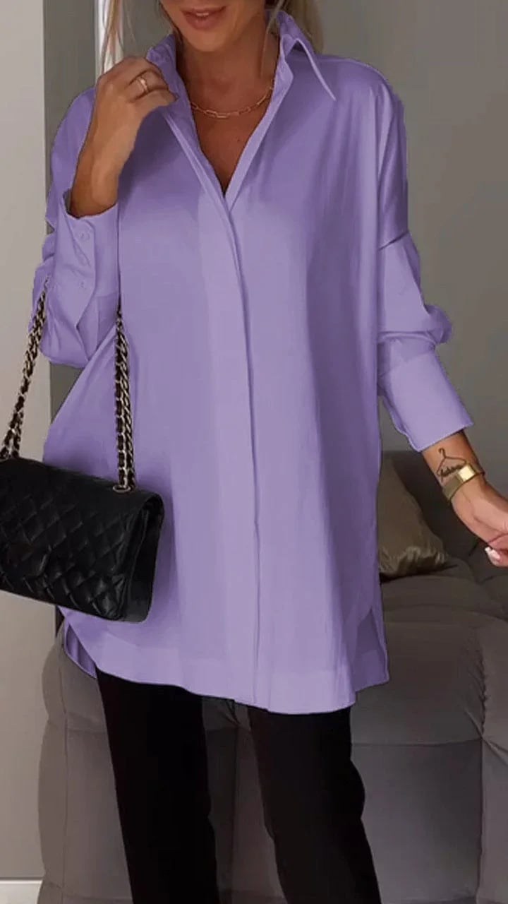 Hillary™ | Long polo blouse
