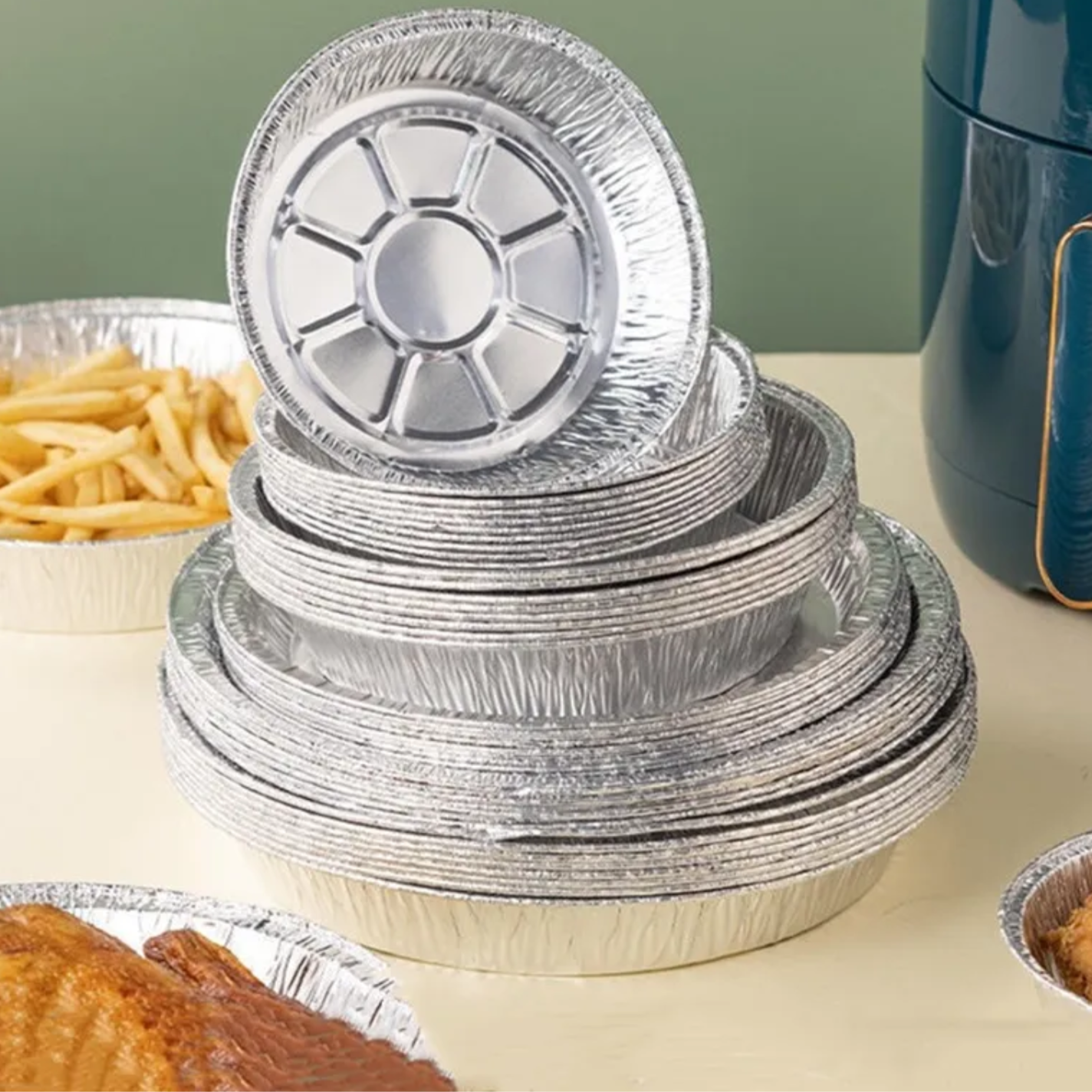 5+5 FREE | CrispTray™ | Disposable Trays for Your Air Fryer