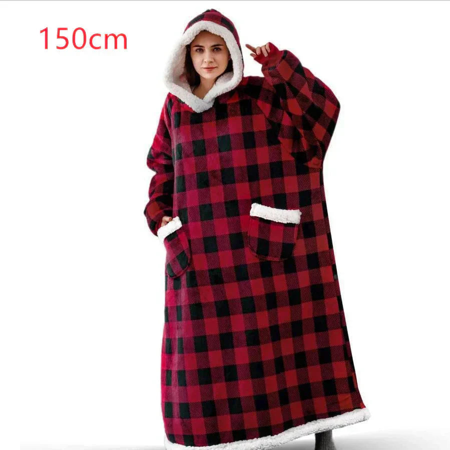 50% DISCOUNT | ComfyBlanket™ | Ultra-warm sherpa fleece hoodie for maximum comfort