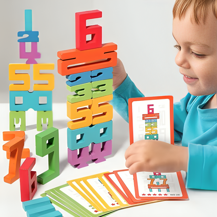 50% DISCOUNT | FunDigits™ | Teaches counting and adding by stacking!